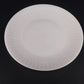 Federal Milk Glass Snowden 10" Dinner Plate White Textured Rim Oven Ware USA