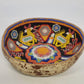 Huichol Wixárika Beaded Gourd Bowl Animal Geometric Folk Art 8" Mosaic Mexico