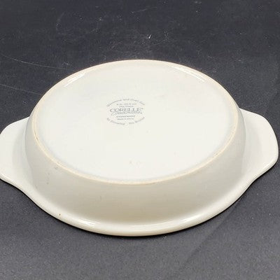 Corelle Coordinates Callaway Ivy 9" Deep Pie Plate Stoneware w/ Handles
