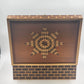 Thuya Moroccan Wood Large Jewelry Box – Handmade 17” Brick Design with Starburst Inlay Lid – Green Felt Lined – Artisan Keepsake Storage Chest