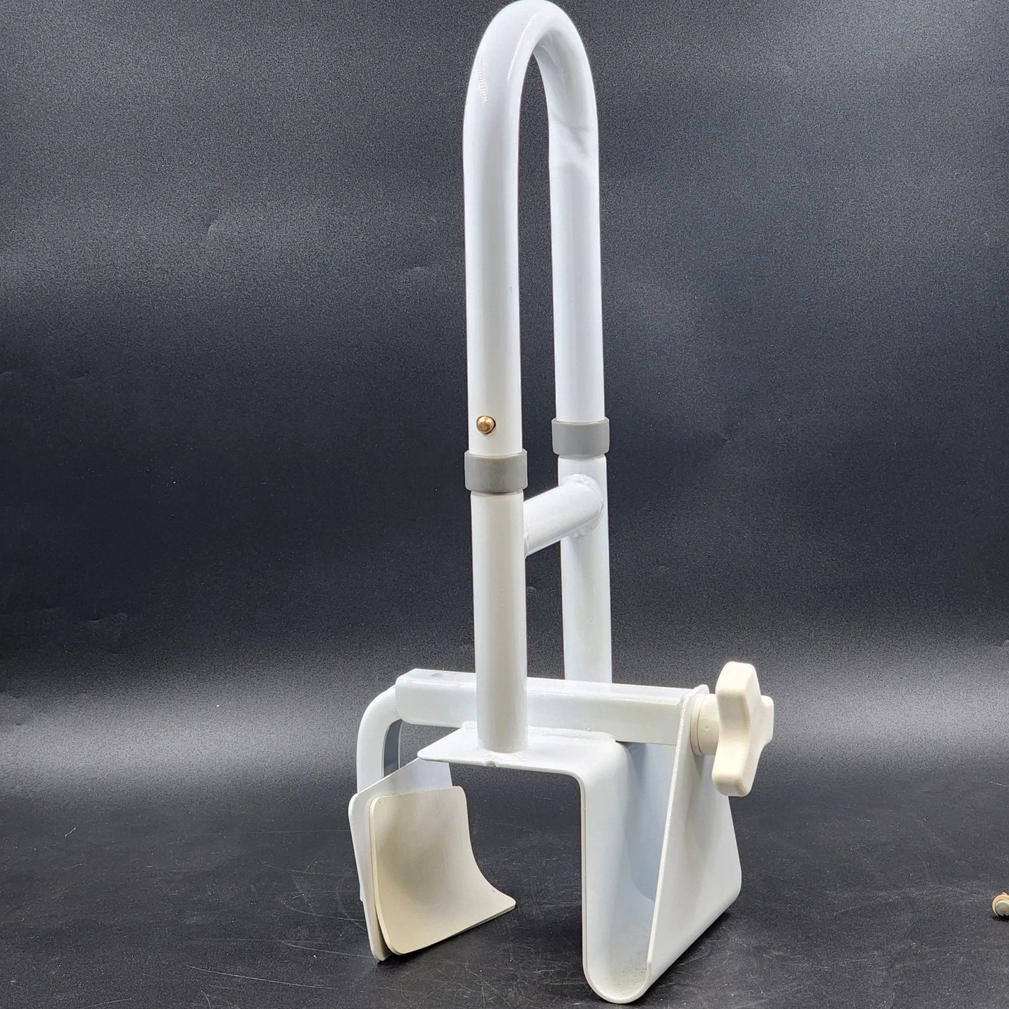 Vaunn Medical Adjustable Bathtub Safety Rail Grab Bar Handle Clamp 19" Tall