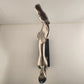 Dutchman Aluminum Stallion Figurine Silver Body Black Wooden Base 1st Pose 17" H