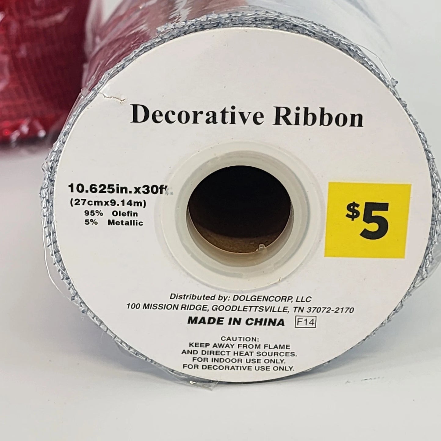 4 Rolls Deco Mesh Ribbon 10" x 30 ft Each Metallic Sparkle Wreath Supplies China