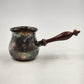 Silver Plate Brandy Warmer with Wood Handle by Curio Cabinet Co Vintage Barware