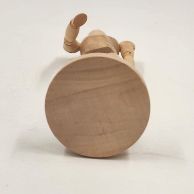 Natural Wooden Articulated Artist Model Gestalta Poseable Jointed Figure 8.25"