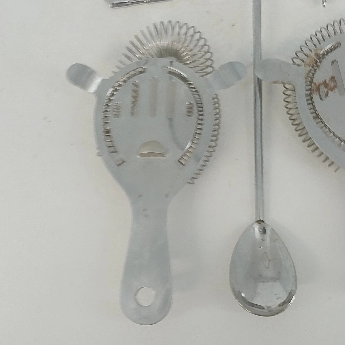Stainless Steel Bartender Tool Set Strainers Jigger Tongs