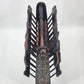 Wood Ebony Inlaid Magazine Rack Book Music by SC Vizcarra w/ 6 Position