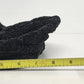 Black Knit Beanie Winter Hat One Size Unisex 100% Acrylic Watch Cap Minimalist