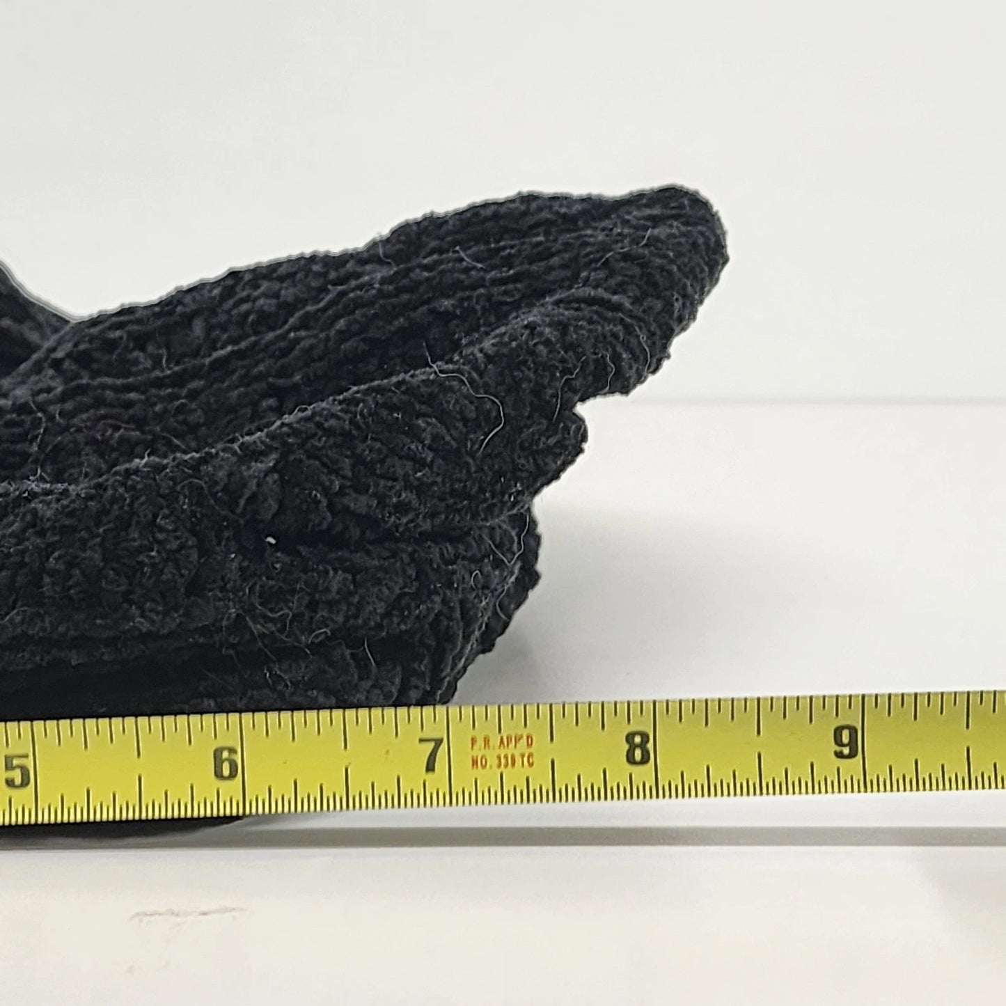 Black Knit Beanie Winter Hat One Size Unisex 100% Acrylic Watch Cap Minimalist