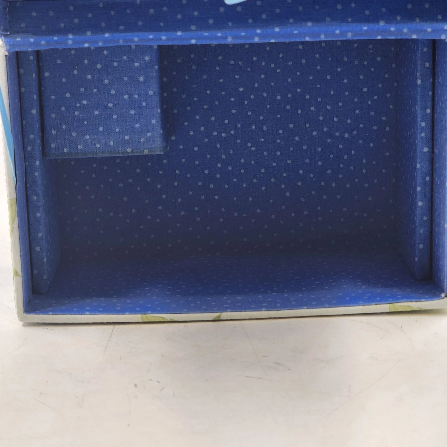 Marjolein Bastin Hobby Gift Denim & Daisies Fabric Sewing/Jewelry Craft Box Vtg