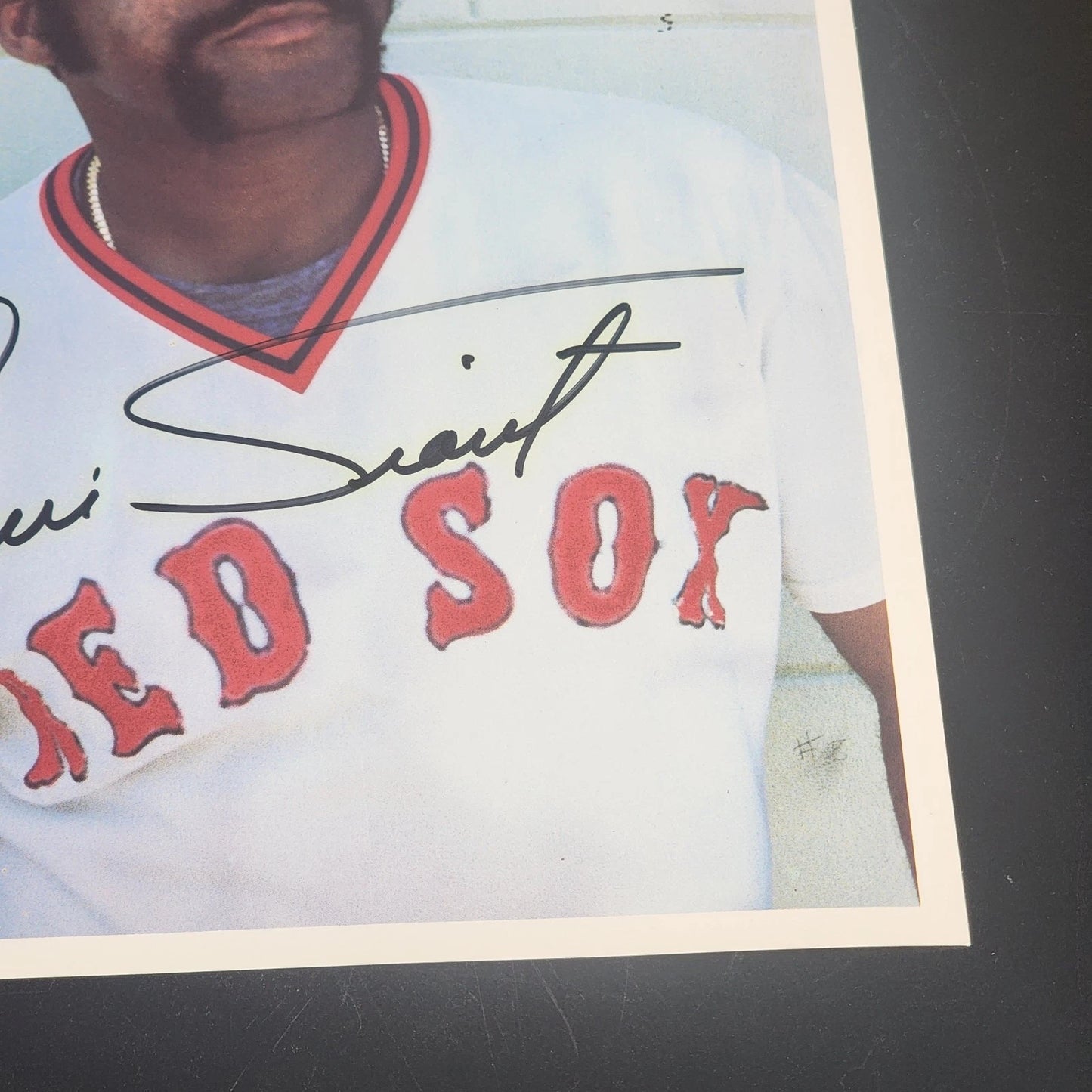 Luis Tiant Autographed 8x10 Photo Boston Red Sox MLB Vintage Sports Collectible