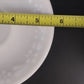 Vintage Hazel Atlas Milk Glass Saucers Grape Floral Set of 2