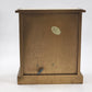 Musical Jewelry Box Wood Wind Up Hinge Top Desk 2 Shelves & 2 Drawers Gold Works
