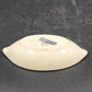 Lenox Olympia Vanity Trinket Dish Cream Oval Platinum Hand Trimmed 4" USA Vtg