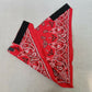 ZANheadgear 3-In-1 Bandanna SportFlex Red Paisley BV003 Adult Hook & Loop