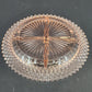 Pink Depression Glass Divided Grill Plate Anchor Hocking Miss America 9" Vintage