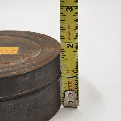 Eastman Kodak Panatomic-X Empty 4" Film Reel Storage Canister Vintage
