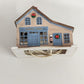 General Store Christmas Americana Village 7.5" Ceramic Homemade Lighted Vintage