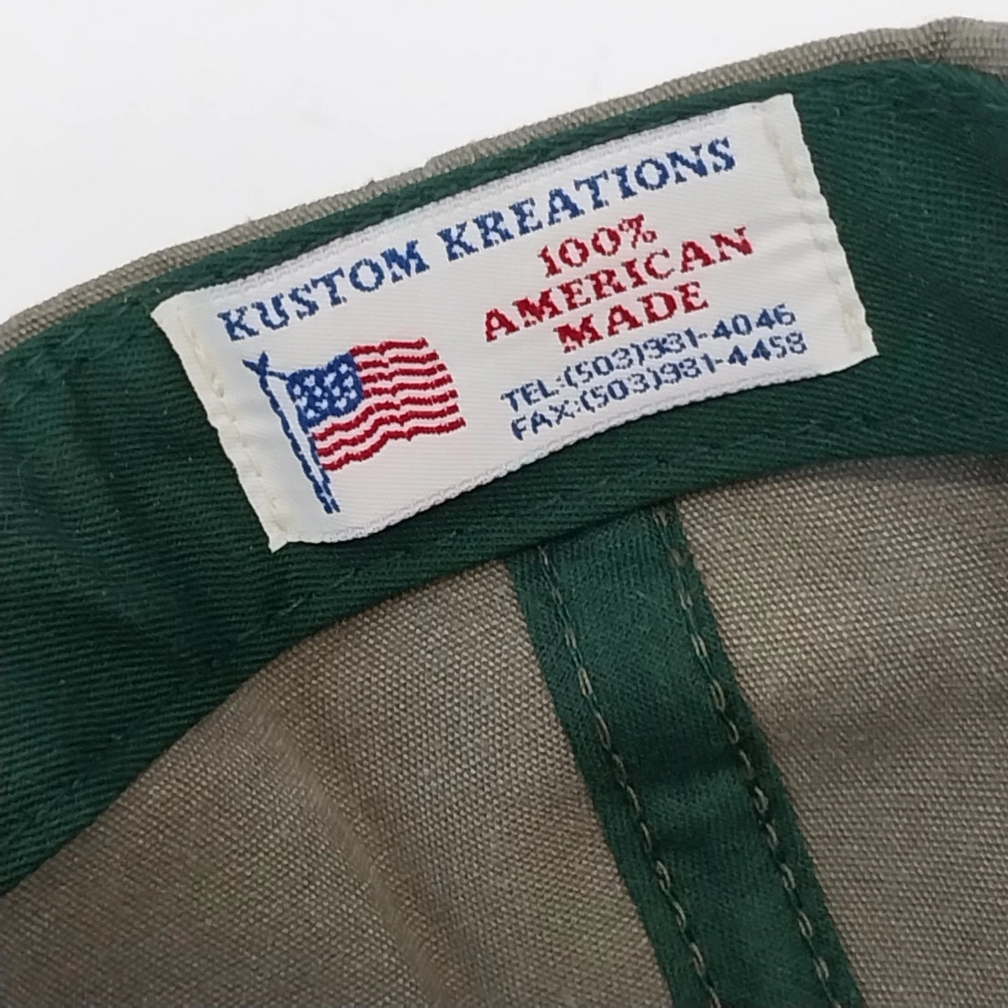 Vintage Oregon Pacific Northwest Snapback Hat USA Made Cap