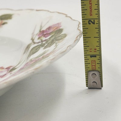 Rosenthal RC Monbijou Rim Soup Bowl Pink Roses Gold Trim Bavaria China