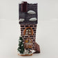 Toy Shop Christmas Cozy Lites Band Design 12" Ceramic Tea Light House 2001 China
