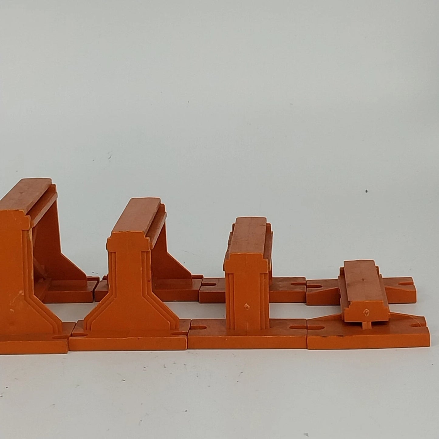 Lot of 11 American Flyer S Gauge Orange Trestles Vintage