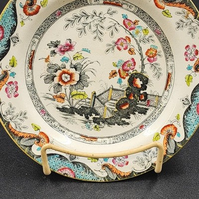 Ridgway Anglesey Bread & Butter Plate 6.75" Chinoiserie Imari Colors