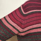 Fashion Bug Women's Sweater Pink M Striped Medium Ramie Wool Blend Soft China