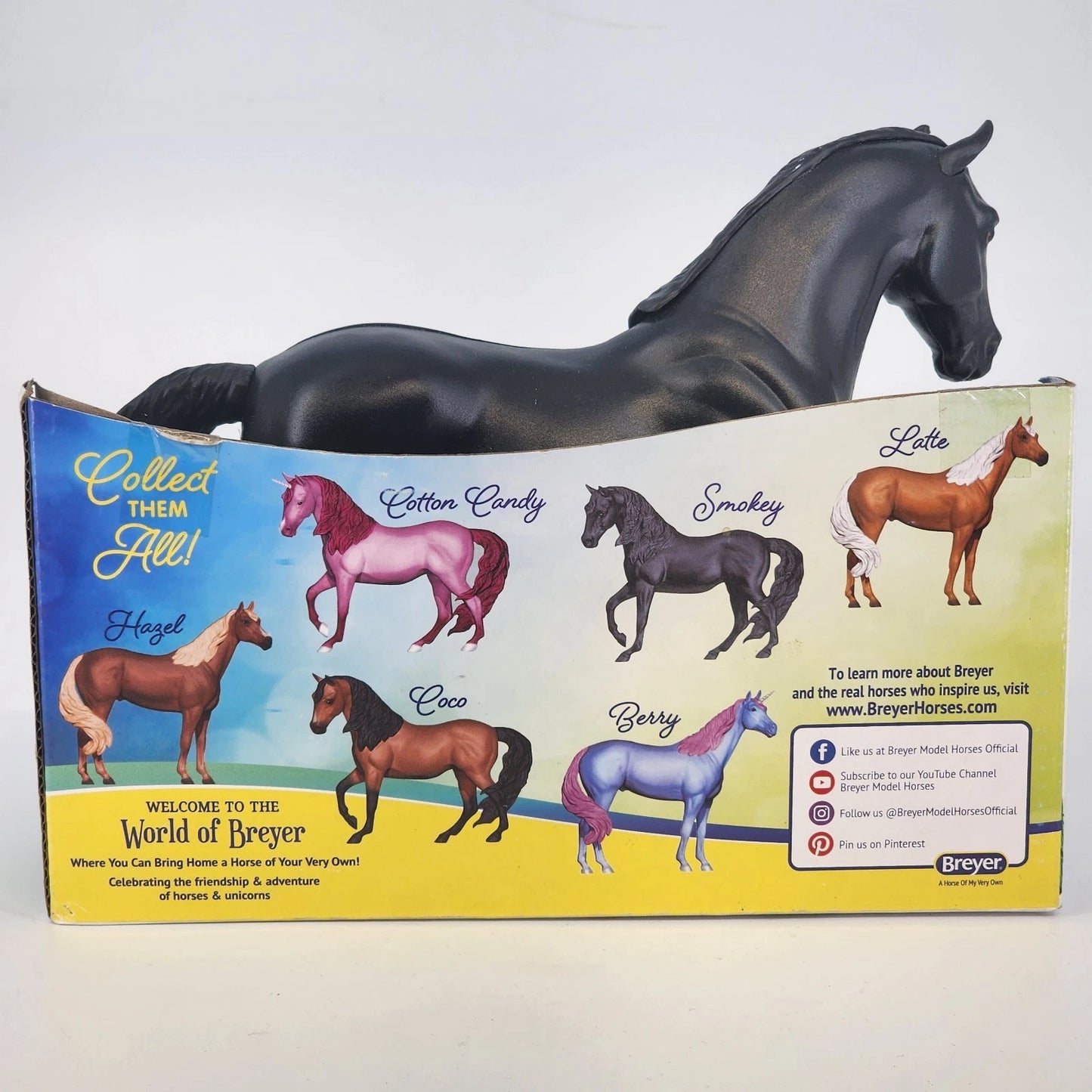 Breyer Paddock Pals Smokey Black Morgan Horse Dressage Champion Model 1:24 Vtg
