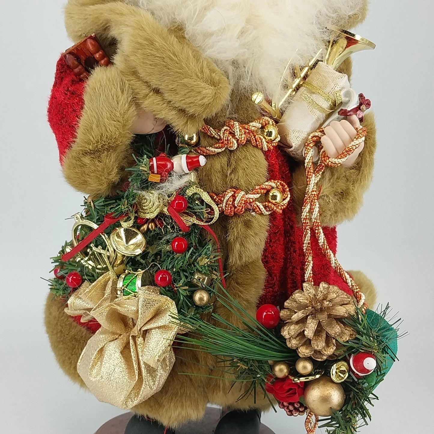 Grandeur Noel Santa Claus Figure w Box Collector's Edition 1999 Christmas Decor