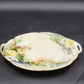 Jaeger Louise Bavaria Decorative Plate 10" Hand Painted Yellow Roses Gold Trim