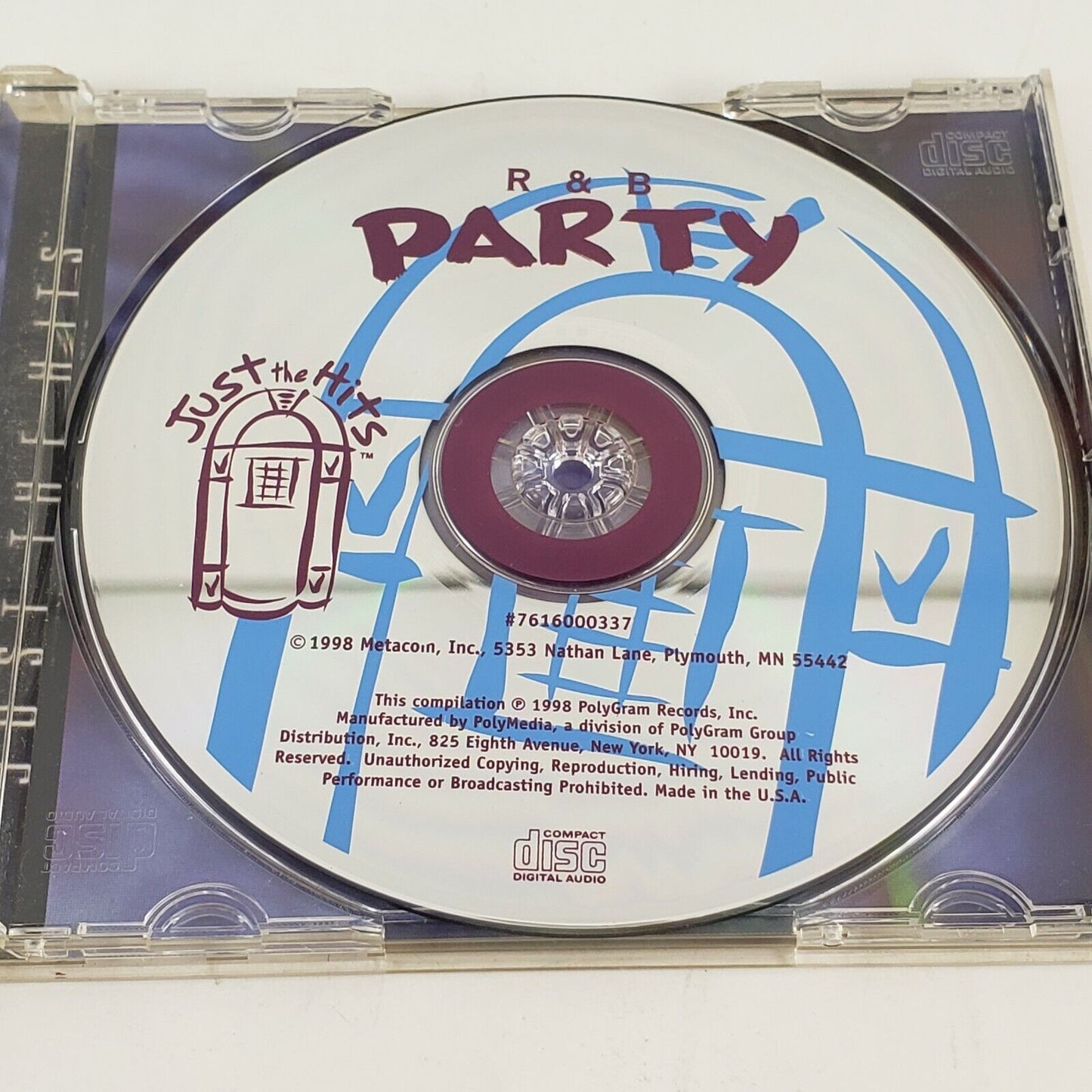 R & B Party by Various Artists CD 1998 PolyMedia 7616000337 Original Artists