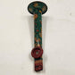 Metal Tin Lithograph Horn Kazoo 6.75" Cartoon Characters Toy Musical Instrument