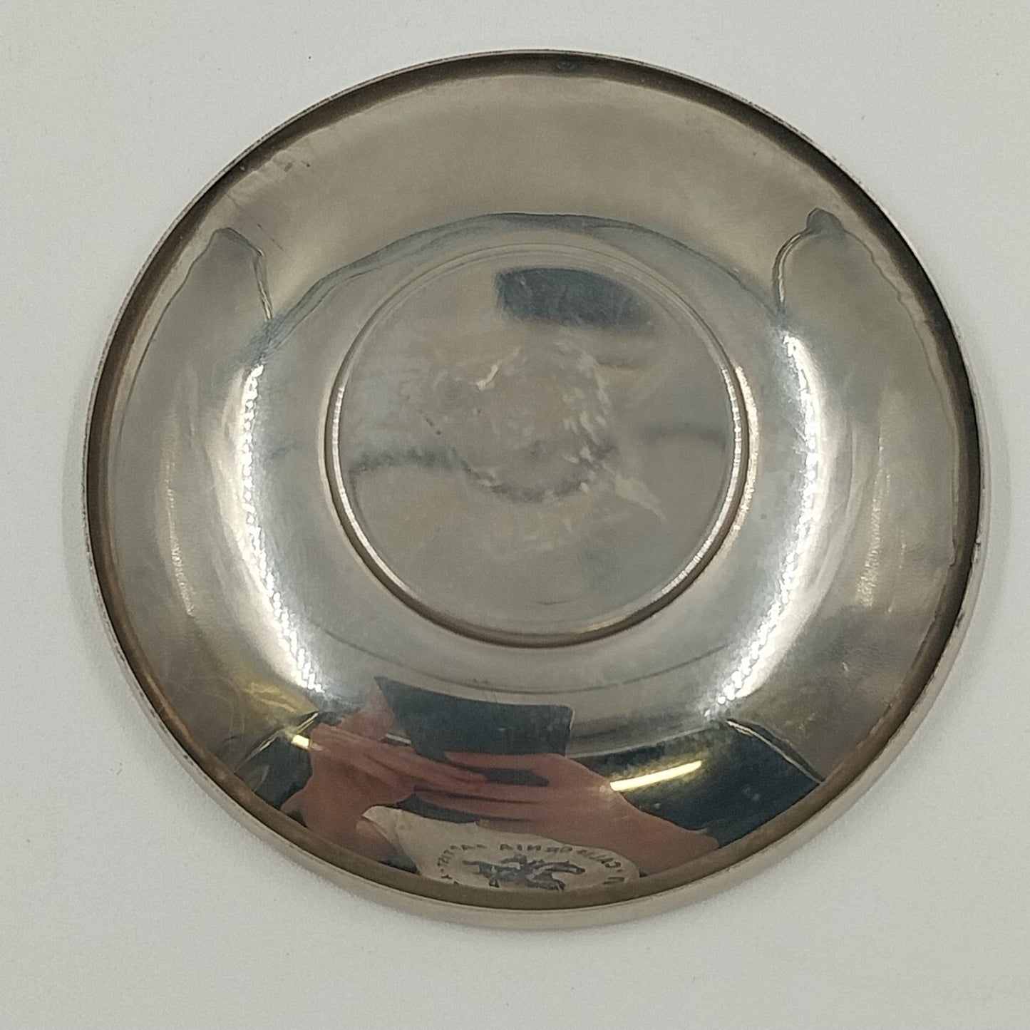 Royal Amalienberg Copenhagen Stainless Steel Trinket Dish Decor Collector Plate