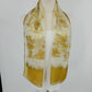 Yellow Gold Scarf Chiffon Monochromatic Design Forest Trees Rectangle 13" x 53"