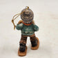 Berta Hummel WALKING THRU THE SNOW Ornament Goebel Boy 3" 1999 Ashton Drake