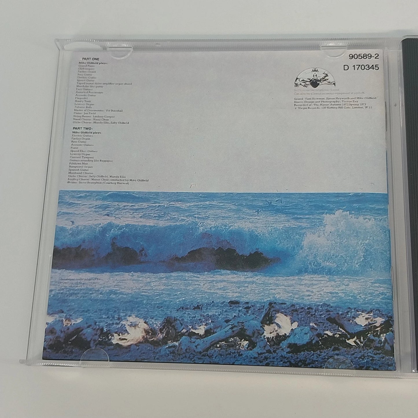 Mike Oldfield Tubular Bells CD 1983 Virgin Records Progressive Rock Instrumental