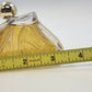 Avon Here's My Heart Cologne Clear Glass Butterfly Decanter 1.5 fl oz Vintage
