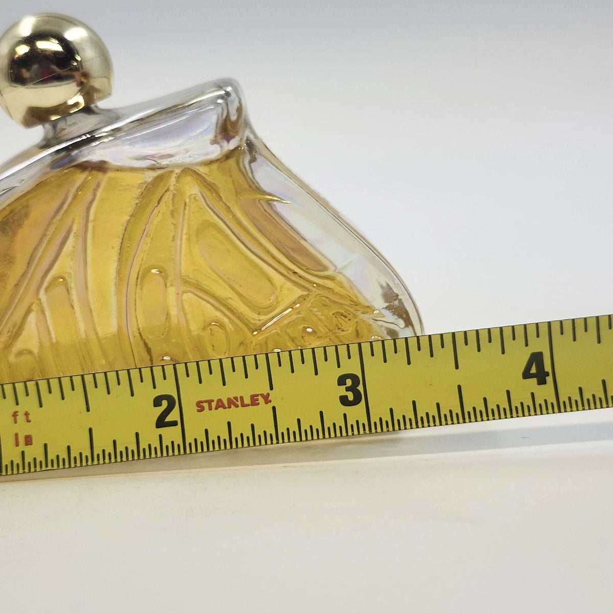 Avon Here's My Heart Cologne Clear Glass Butterfly Decanter 1.5 fl oz Vintage