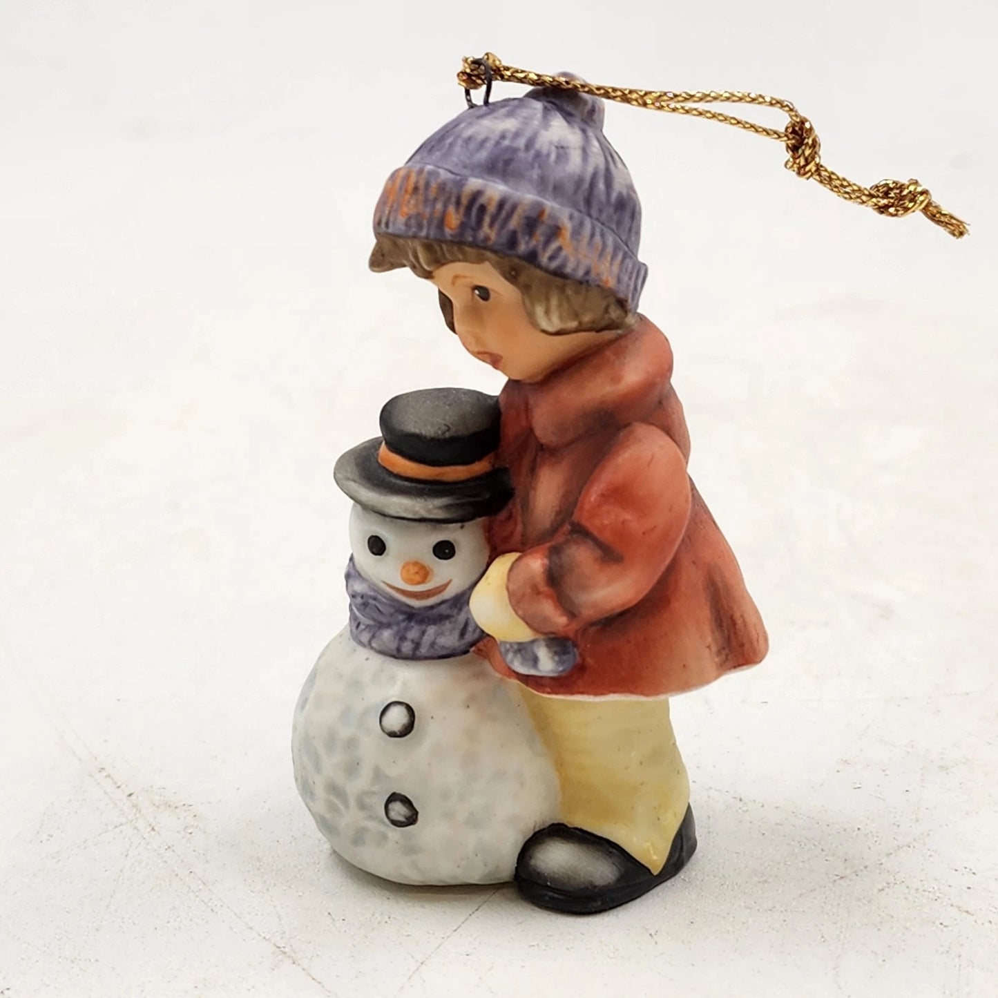Berta Hummel Ornament MY FIRST SNOWMAN Goebel BH-181/0 2.75" Porcelain