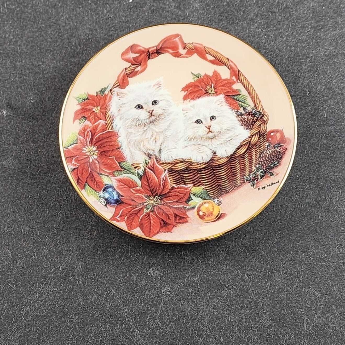Kalendar Kitties Mini 3.5" Decorator Plates by Barbara Higgins-Bond Choose Month