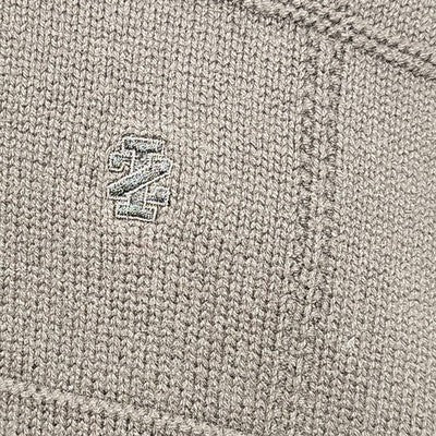 IZOD Sweater Brown Pullover Men's XLT Crewneck Cotton Long Sleeve Square Design