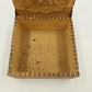 Pressed Wood Cigarette Candy Box 4" Hinged WIZARD Pyrography LF Grammes & Son PA