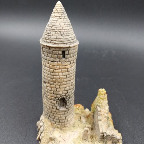 Round Tower Figurine Irish Heritage Collection David Winter 1980's Cemetery Vtg