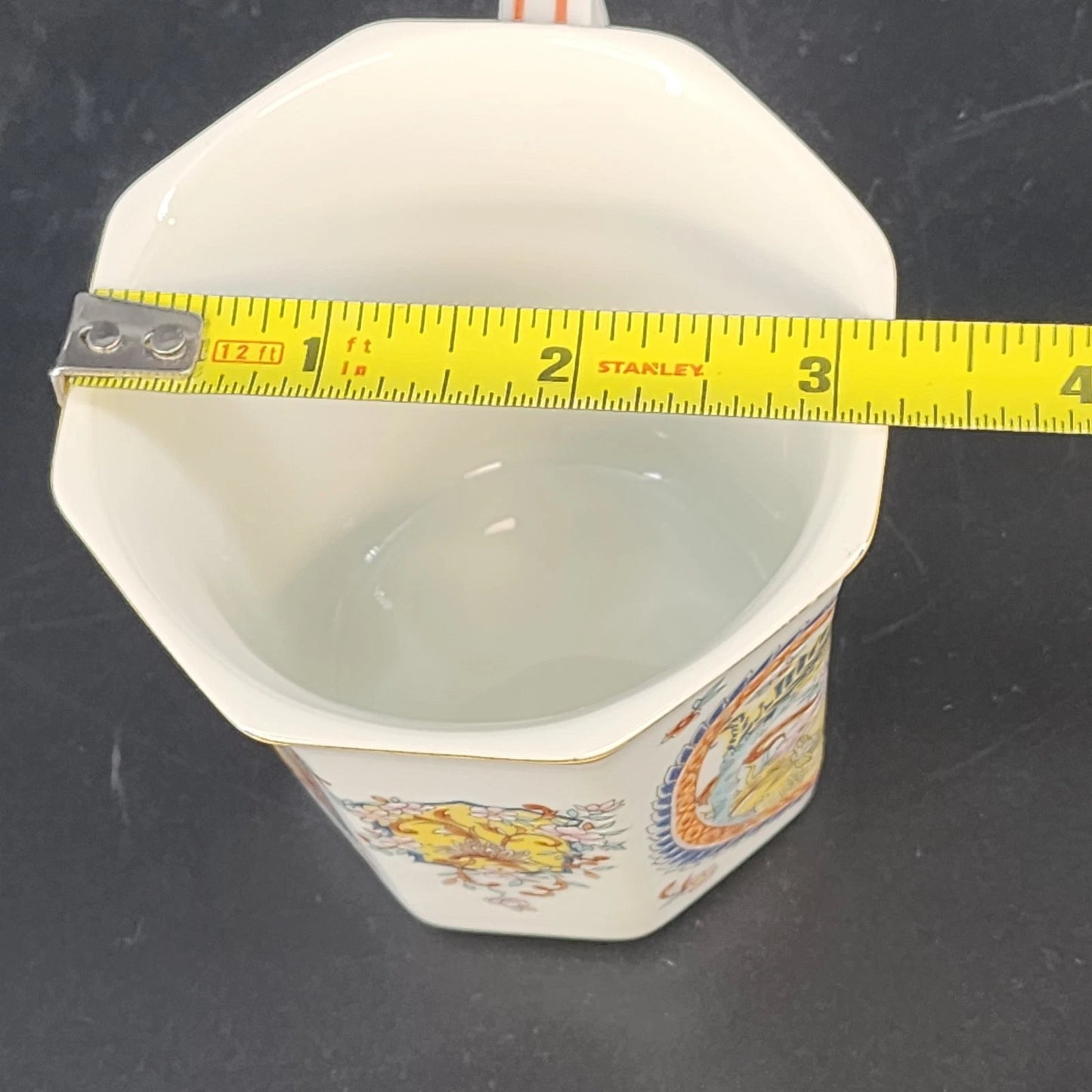 Vintage Lenwile Ardalt Chinoiserie Medallion Coffee Cup Japan