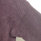 Vintage Gachet Womens Medium Geometric Knit Sweater Purple