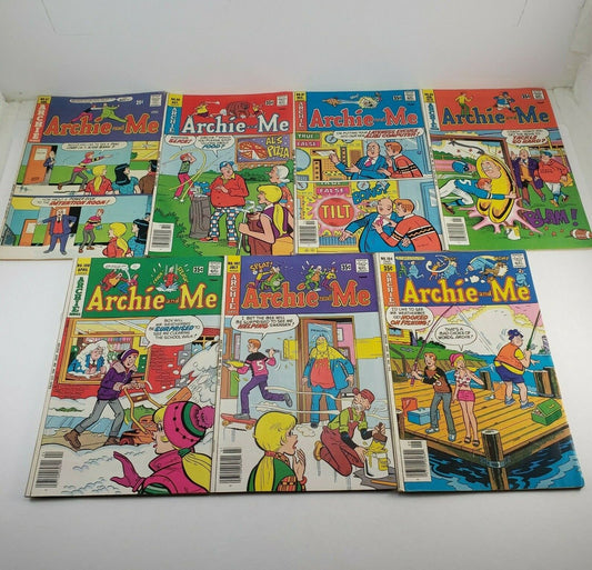 7 Archie and Me Comic Books of the Archie Series Aug 74 & Oct 77 to Sept 78 VG+