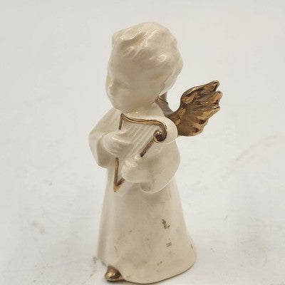 Goebel Germany Porcelain Angel with Harp Figurine Collectible Antique Rare Decor