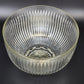 Colony Starlight Glass Punch Bowl 11" with Plastic Ladle 13" Vintage Mid Century
