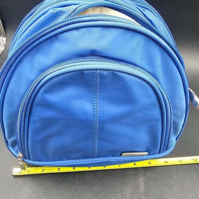 Ricardo Beverly Hills Blue Expanding Duffle Bag Travel Shoulder Tote Foldable